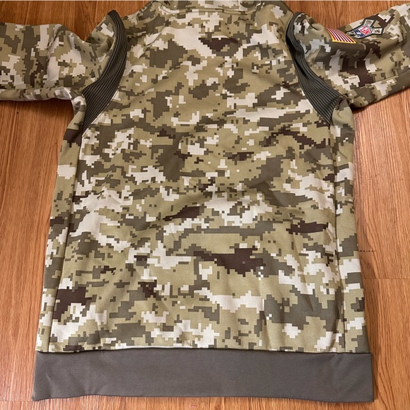 NIKE DRI FIT NFL ON FIELD GREEN BAY PACKERS SALUTE TO SERVICE CAMO HOODIE MEDIUM - Picture 16 of 16